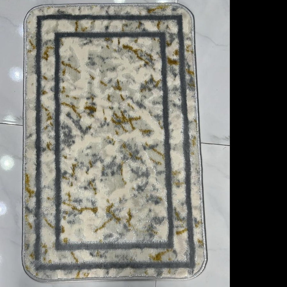 Exclusive Turkish Handmade Floor/Door/Kitchen Mates at Affordable Prices In Cream and Grey Colours