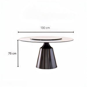 Round Marble Dining Table with 4 chairs