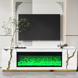 MDF TV stand with Fireplace 