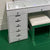 Silver Classy Diamond Crushed Glass Dressing Table and Mirror With Sparkling Led Lights