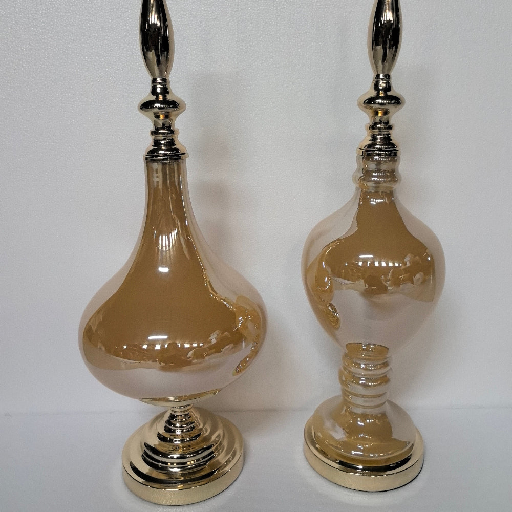 Gold Alloy Frame with Glass Material