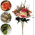 Orange Bunch of Flowers / Roses in Artificial Material