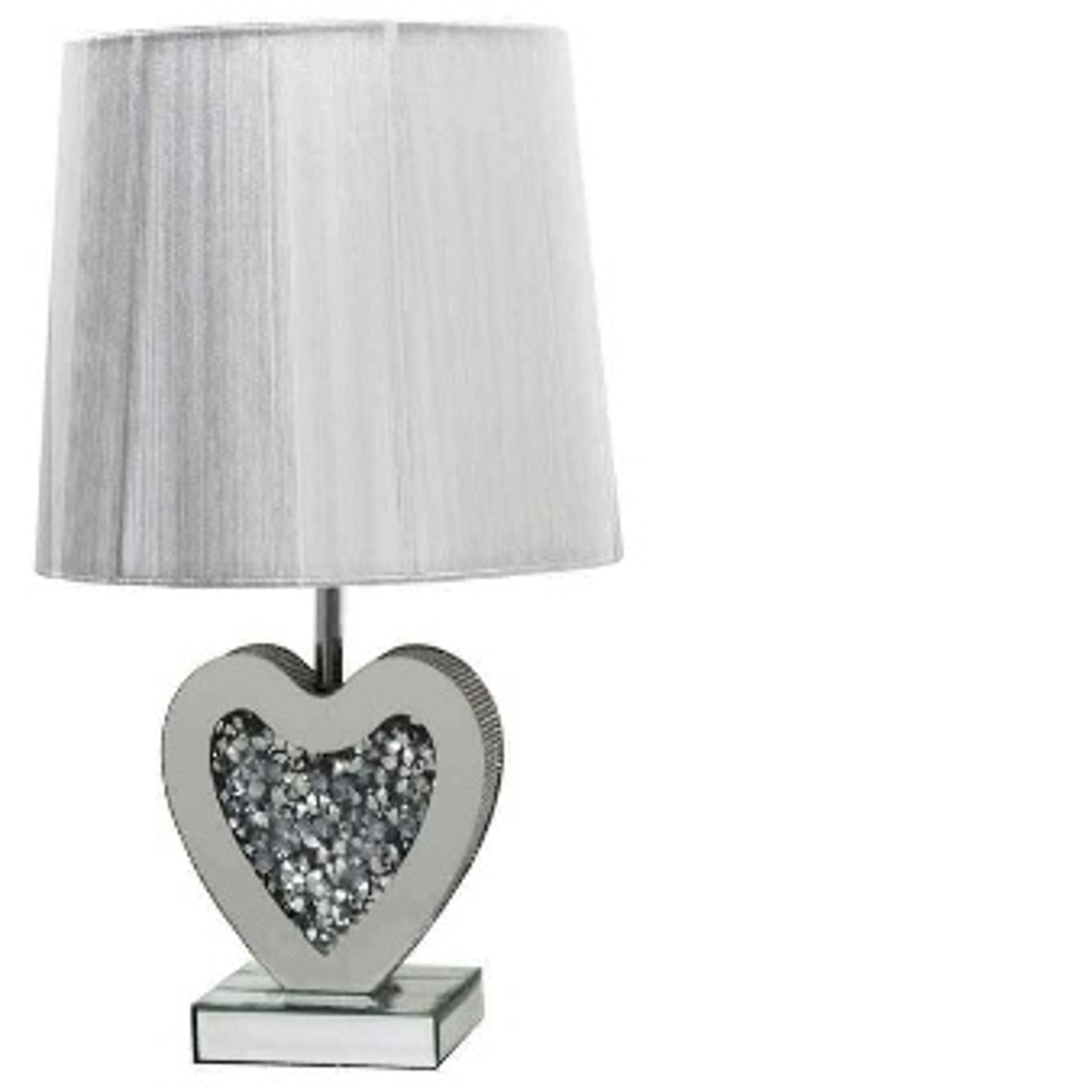 Glass Mirrored Decorative Table Lamp