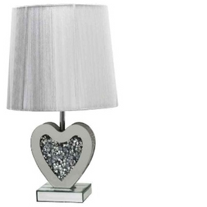Glass Mirrored Decorative Table Lamp