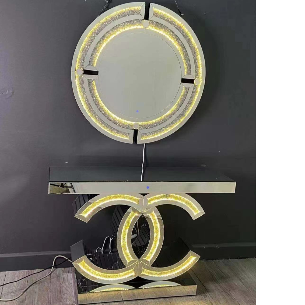 LED Avril Hallway Console Table Mirror Console Sets RBM