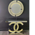 Chanel Mirrored Glass Hallway Console Table and Mirror with LED lights