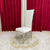 RBM Classic Home an Online Family Furniture with Various Modern Classic Dining Room Chairs in White Leather with Silver Stainless Steel Frames