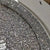 Round Beautiful and Classic Diamond Crushed Glass Decorative Mirror in Silver