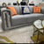 Junior Cream Leather Sofa set (RBM 8)