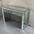 Classic Mirrored Glass Dressing Table with Led lights and 2 Drawers in Silver