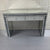 Modern Mirrored Glass Dressing / Makeup Table with Led lights and 2 Drawers in Silver