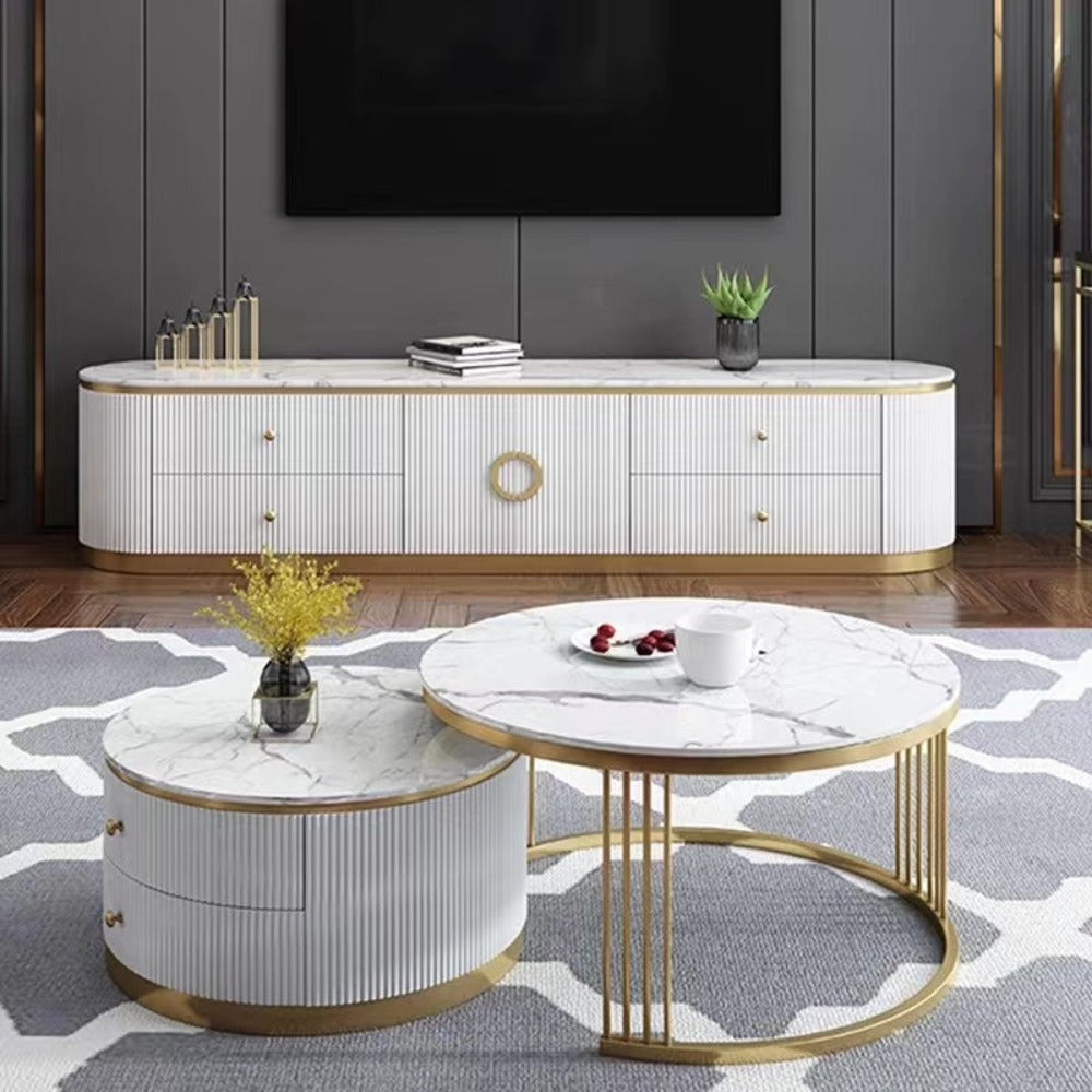 marble tv unit design