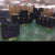6-seater Luxury, Stylish and Comfortable Sofas / Couches in Blue Velvet Material with Golden trims