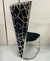 Exclusive Dining Room Chairs In Holland Velvet Material and Silver Frame