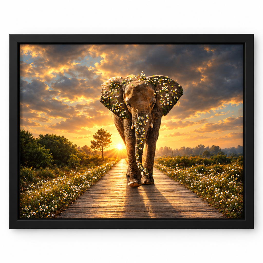 Elephant Decorative Wall Painting