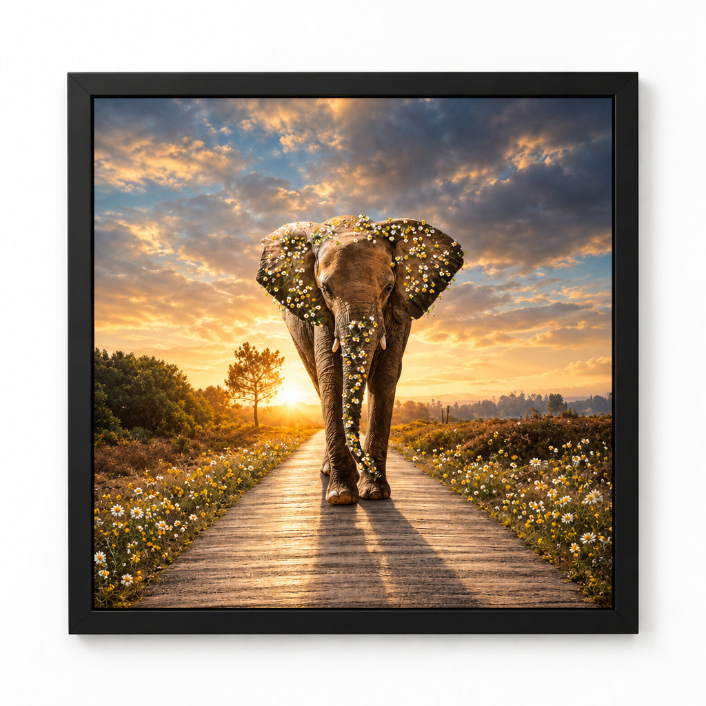 Elephant Decorative Wall Painting