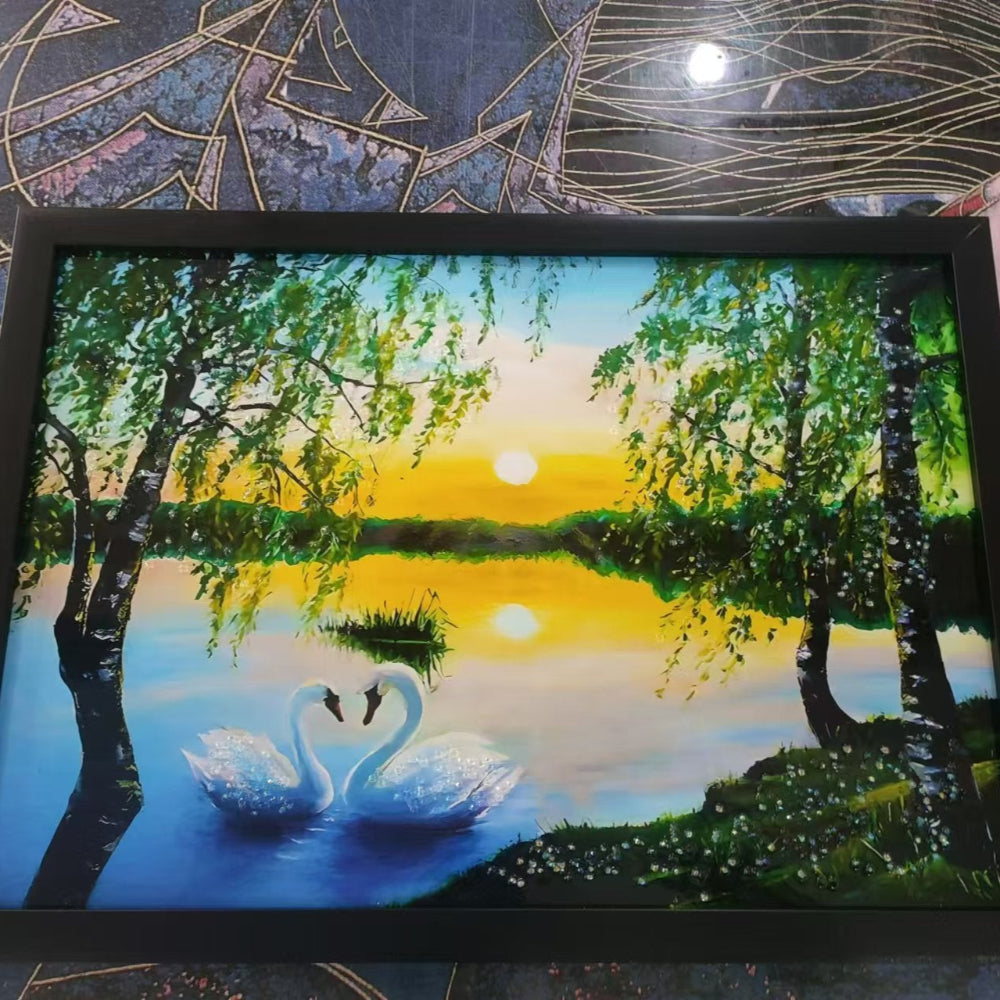 Decorative Wall Art - Swans