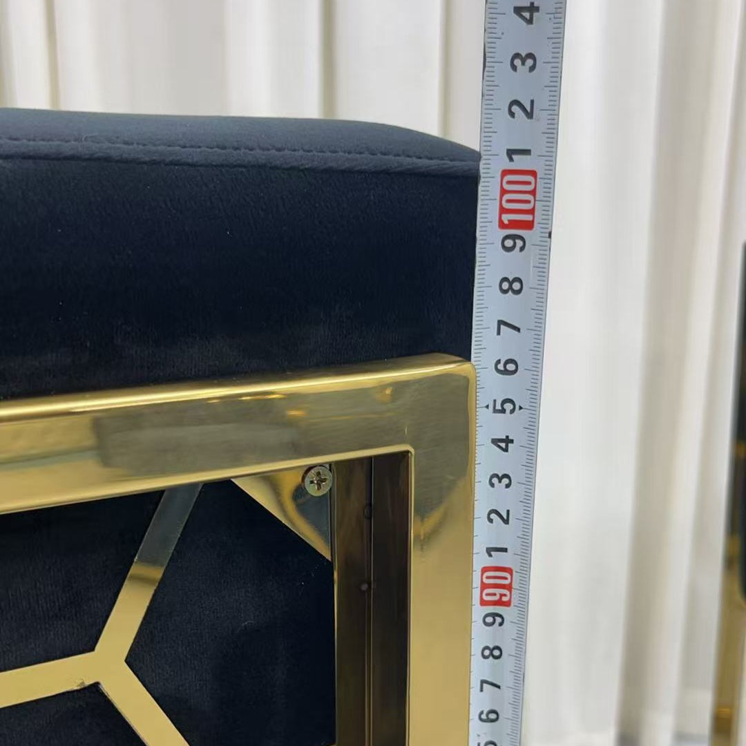 Elegant Black Velevet Barstools