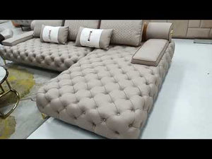 Modern L-Shaped Leather Sofa set (RBM 11)