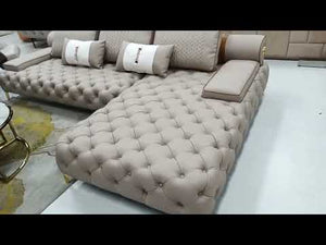 Modern L-Shaped Leather Sofa set (RBM 11)
