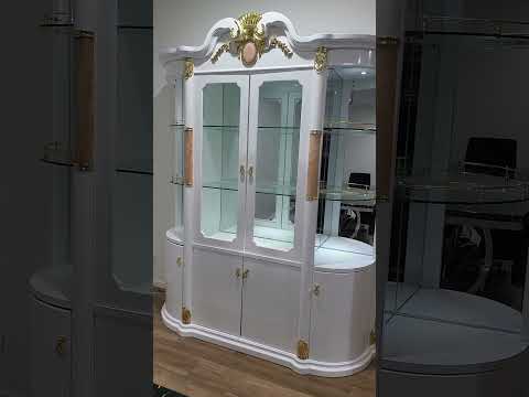 Modern Wine/Buffet Cabinet - White MDF