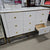 Stunning White Dining Buffet Cabinet with 9 Drawers for Plenty of Storage and Gold Stainless Steel Frame
