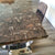 Marble Dining Table with 8 Grey Dining Room Chairs in Silver Stainless Steel frame