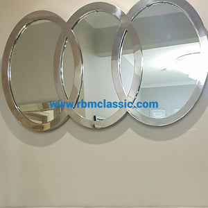 Stainless Steel Hallway Console Wall Mirror