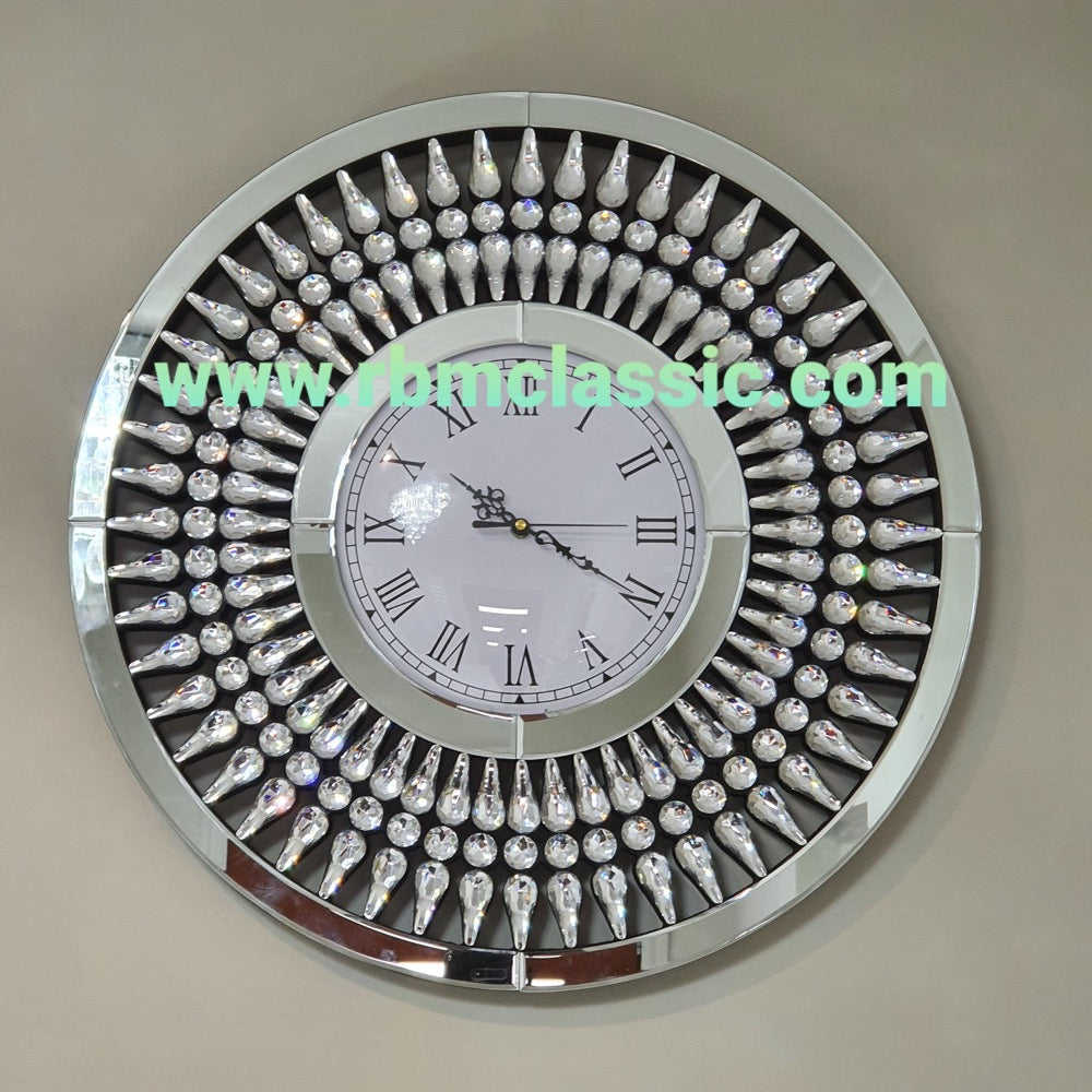 Classy and Modern Wheel Shaped Silent Wall Clock