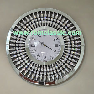 Classy and Modern Wheel Shaped Silent Wall Clock