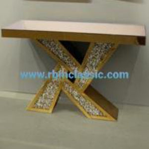 X-Shaped Hallway Console Table