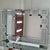 Silver Diamond Crushed Glass Hallway Console Wall mirror
