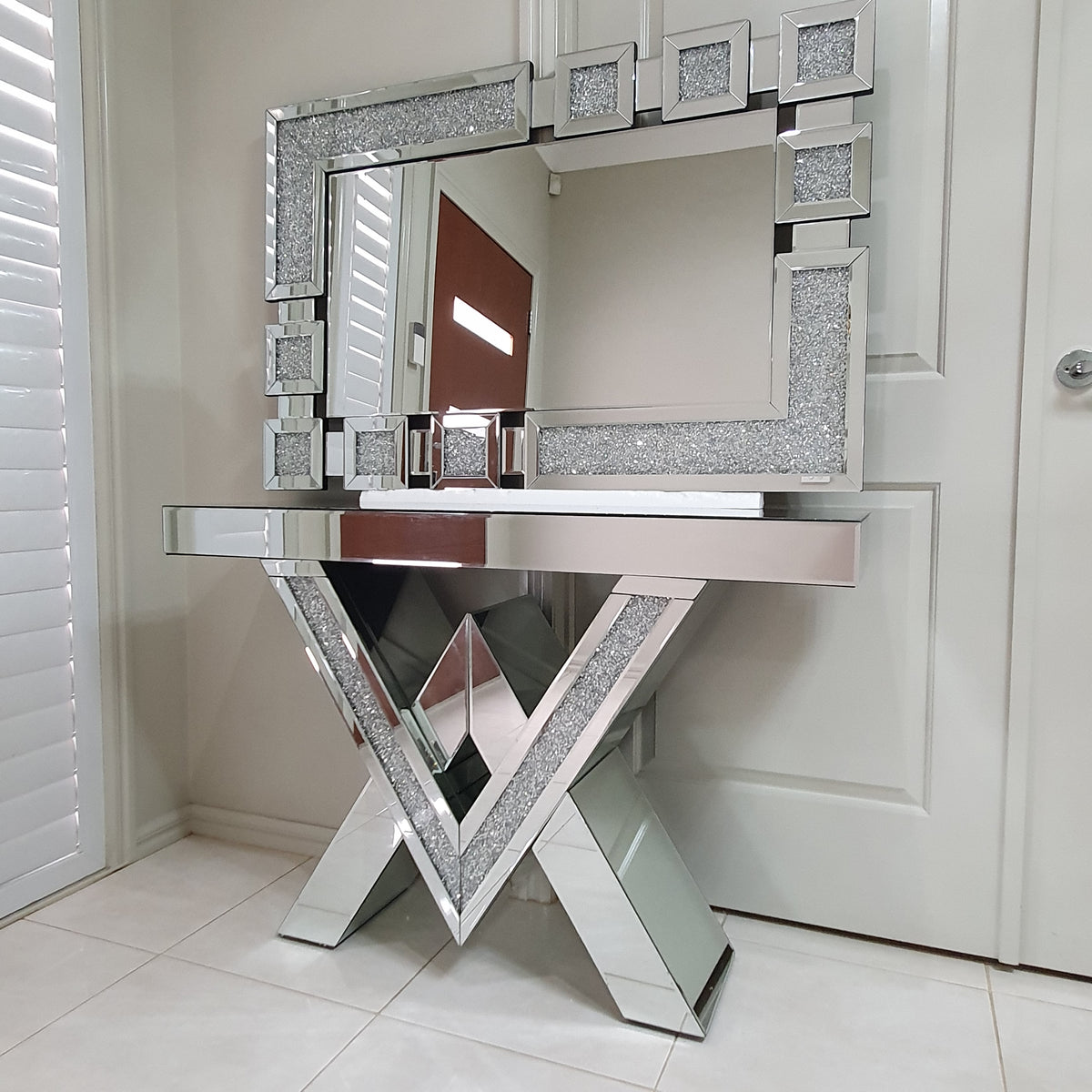 AShaped Console Table and Mirror Console Sets RBM Classic Home