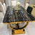 Marble Dining Table With Stainless Steel Frame