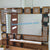 Elegant Design Diamond Crushed Glass Hallway wall mirror in Rose Gold Colour