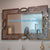 Rose Gold Hallway Console Wall Mirror