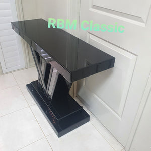 Hallway Console Table in Black