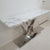 Hallway Console Table in Silver Stainless Steel frame