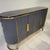 Buffet Cabinet in Bronze Storage Dining Room Buffet Cabinet with 4 shelves in Grey MDF and Bronze