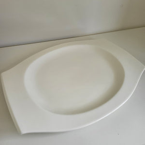 White Classy Ceramic Dinner Plates