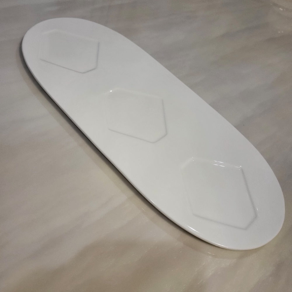 White Ceramic Dinner Plates Dishes