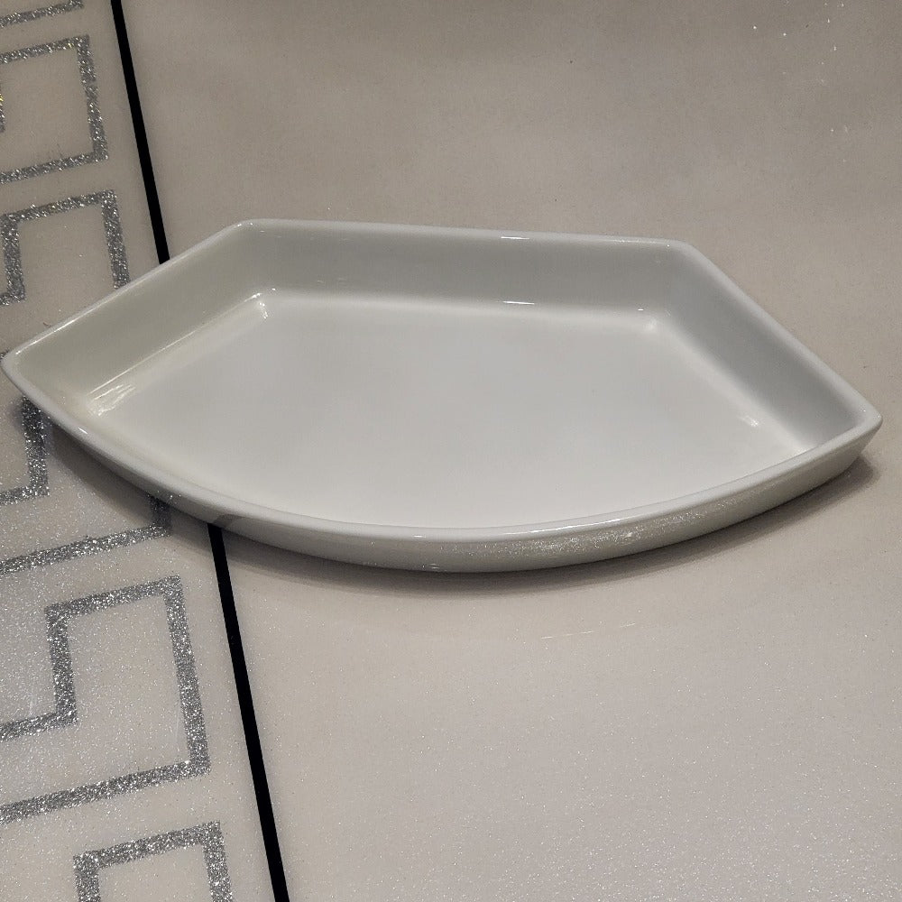 Modern White Ceramic Dinner Plates Dishes