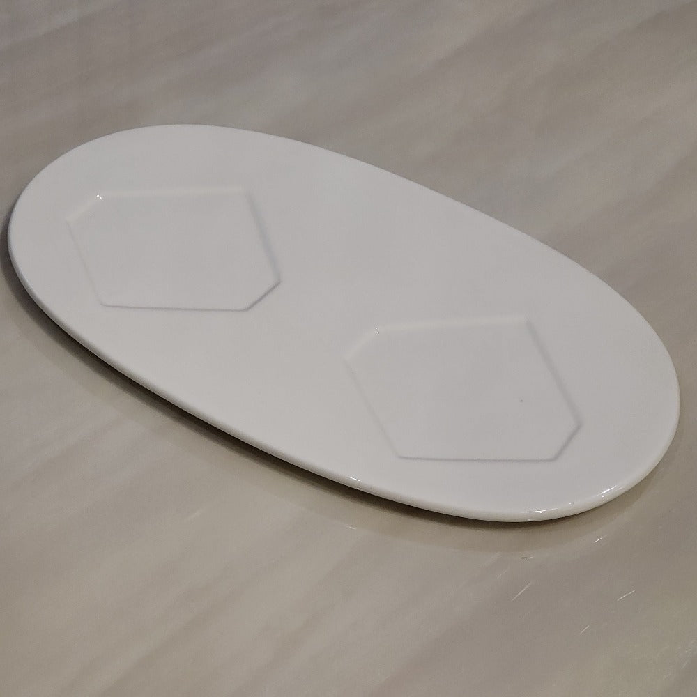 Classy White Ceramic Dinner Dishes