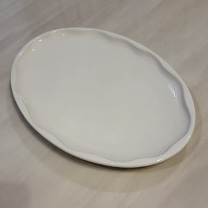 New White Ceramic Dinner Plates Dishes