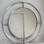 Circle Stainless Steel Hallway Mirror