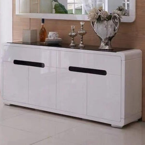 Modern Classy Display / Storage Dining Room Buffet Cabinet with 2 drawers and 4 shelves