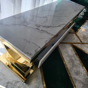 L160cm Classic Marble top TV Stand