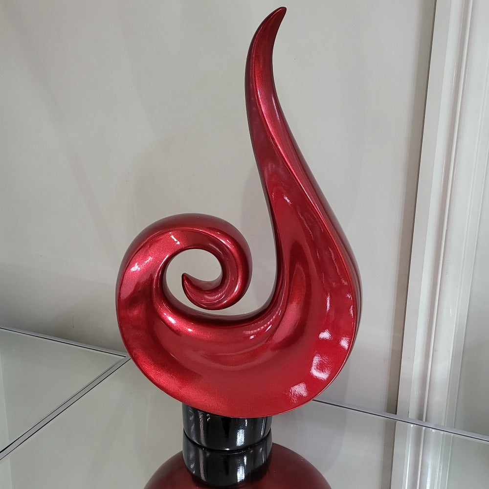 Classy Red Stylish and Modern Ceramic Sculptures at Affordable Price only at RBM Classic Home