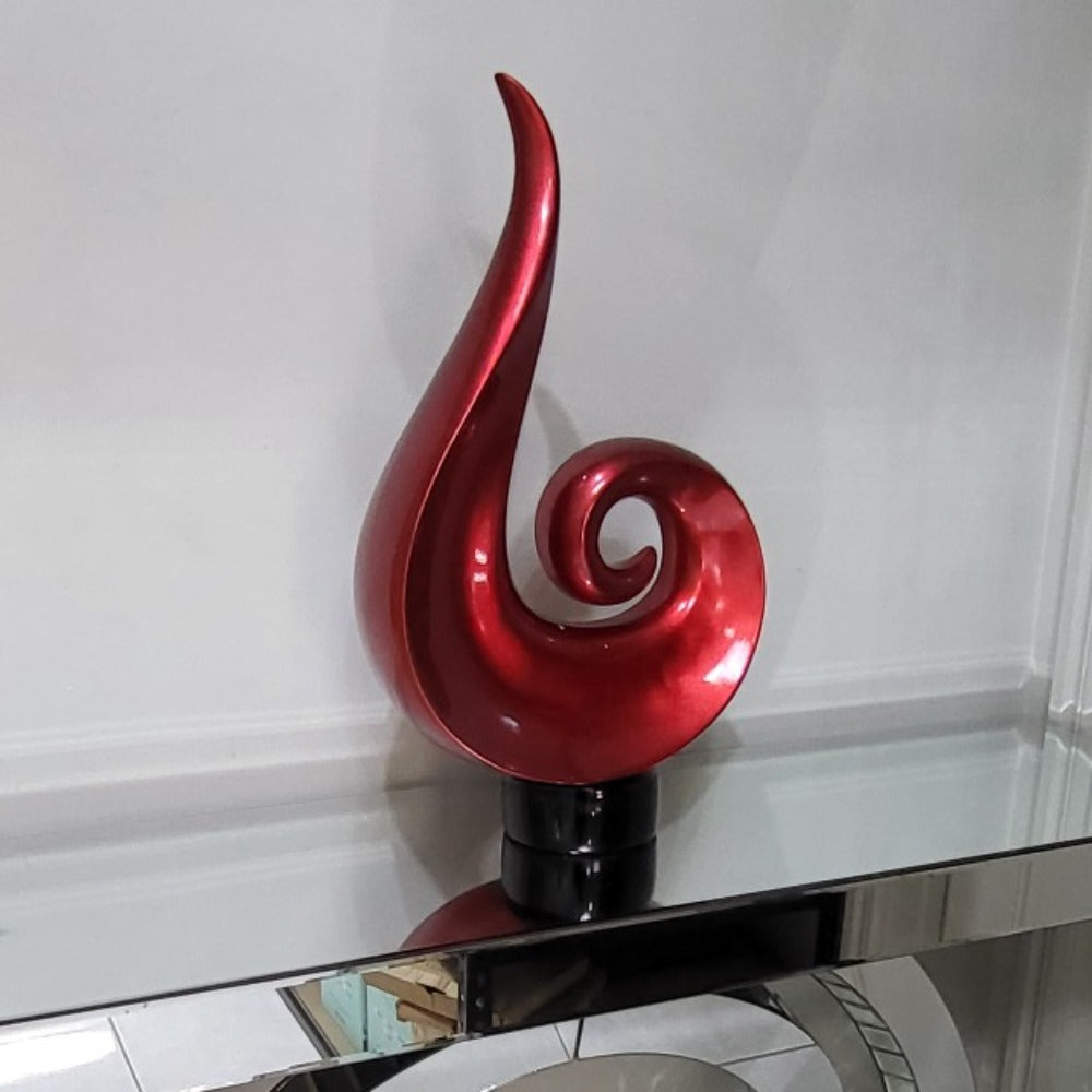 Classy Red Stylish and Modern Ceramic Sculptures at Affordable Price only at RBM Classic Home