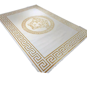 Classy Modern Comfortable Cream Versace Carpet